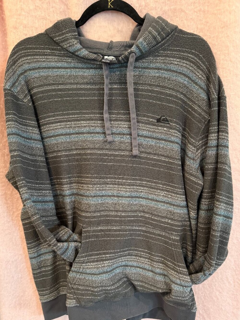 Billabong Mens Hoodie, Vintage Blend Thread, Front Pockets, Size L
